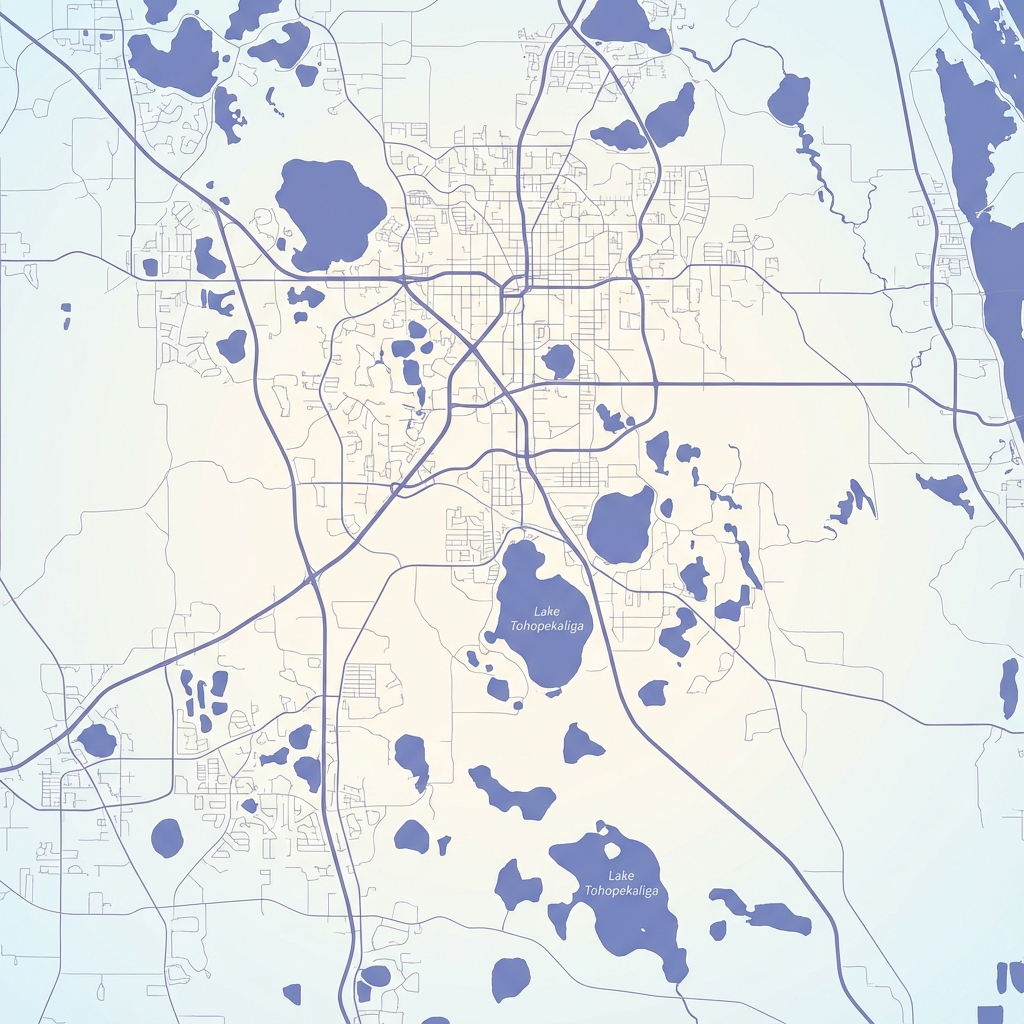 Central Florida Delivery Zone Map