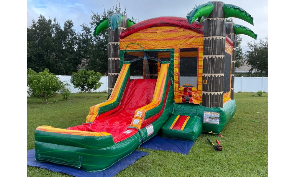Fun and Tropical Bounce House Rental in Orlando
